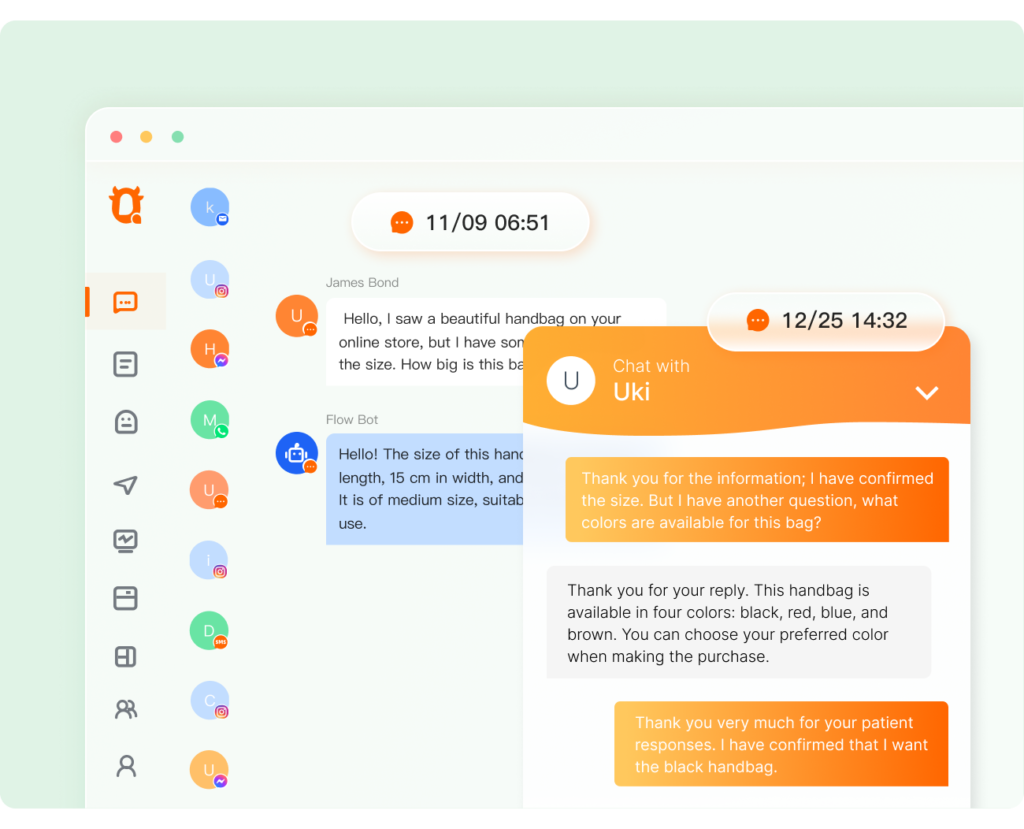 respond to your customers at anytime of the day